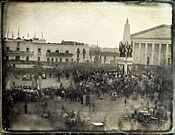 Plaza mayo 1854