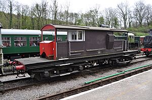 Queen Mary Brake Van at Norchard Dean Forest Railway