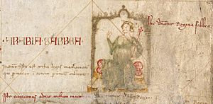 Queen of Sabba in Dulcert map of 1339