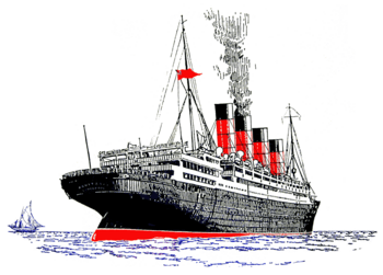 RMS Aquitania Mural