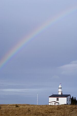Rainbow over the lighthouse