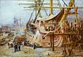 Restoring HMS Victory, by William Lionel Wyllie