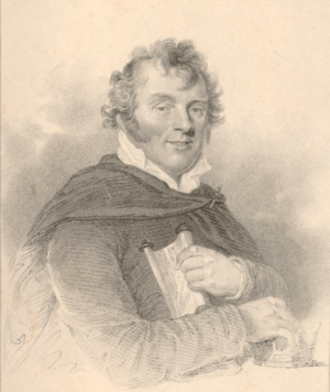 Roger O'Connor, as depicted on the frontispiece to the Chronicles of Eri.