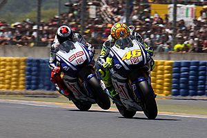 Rossi and Lorenzo 2010 French GP
