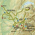 Route Critérium du Dauphiné