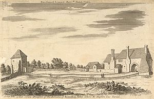 Ruins Of Faversham Abbey, Stukeley, 1722
