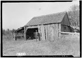 S. E. CORNER OF AN OLD SHOP - Bartlett Smith House, River Road (County Road 97), Shorterville, Henry County, AL HABS ALA,34-SHORV.V,2-10