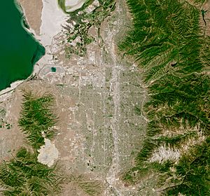 Salt Lake City by Sentinel-2, 2020-07-06