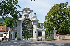 Schloss Eggenberg - gate