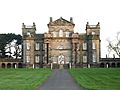 Seaton Delaval Hall - main block from N