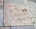Shirley Temple handprint