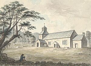 St. Monacella, or, Pennant Melangel Church, 1795
