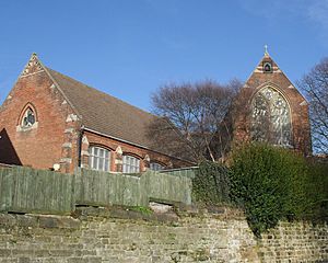 St Peter's Church, Bohemia, Hastings (from West)