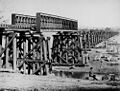 StateLibQld 1 103526 Condamine River Railway Bridge, Warwick district, 1882