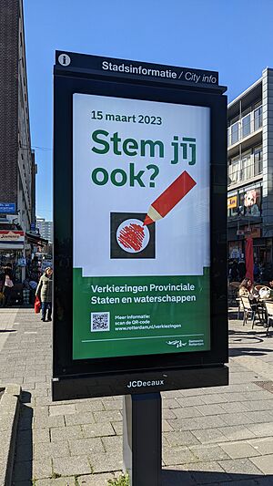 Stem jij ook? JCDecaux, Rotterdam-Centrum, Rotterdam (2023)