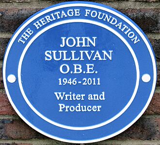 Teddington Riverside, John Sullivan, Heritage Foundation plaque