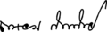 Thanom Kittikachorn Signature