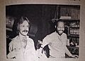 Tom Parks (left) Frankie Knuckles (right) at Carol's Speakeasy Feature in Gay Chicago
