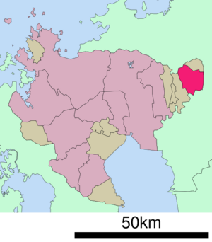 Location of Tosu