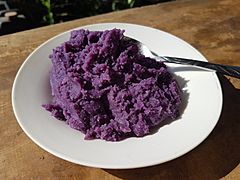 Ube halaya - mashed purple yam (Philippines) 01