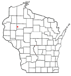 Location of Strickland, Wisconsin