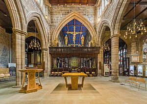Wakefield Cathedral Rood Screen, West Yorkshire, UK - Diliff