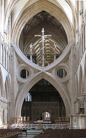 Wells St Andrews Cross arches