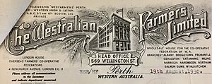 Wesfarmers 1930s letterhead