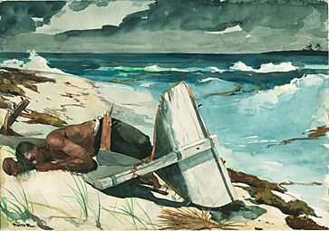 Winslow Homer - After the Hurricane, Bahamas