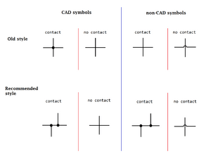 Wire Crossover Symbols for Circuit Diagrams