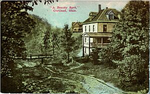 "A Beauty Spot," Postcard Cortland, Ohio. - DPLA - fb8227879a001631867946899b3305a4 (page 1) (cropped)