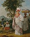Agostino Brunias - West Indian Creole woman, with her Black Servant - Google Art Project
