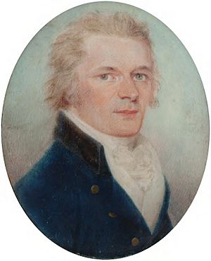 Alexander Hamilton miniature by Charles Shirreff c1790