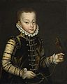 Alonso Sánchez Coello - Portrait of Infante Ferdinand of Spain - Walters 37551