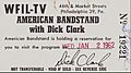 American Bandstand 1962 ticket