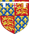Arms of Richard of Bordeaux, Prince of Wales (later Richard II)