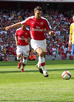 Arsenal v Stoke City FC - Robin Van Persie penalty cropped