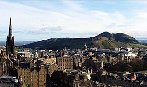 Arthur's Seat from Edinburgh Castle