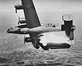 B-24 hit by Flak