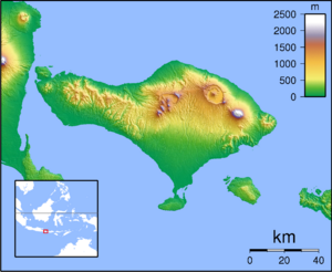 Bali Locator Topography