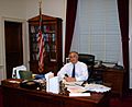 Barney Frank in Congressional office