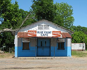 Blue Front Café in Bentonia