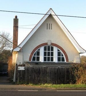 Broad Oak Hall (former Congregational Mission Chapel), Holmes Hill, Golden Cross (Derivative of Geograph Image 2770172)