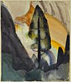 Brooklyn Museum - Tree - Yosemite - William Zorach - overall