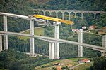 Building a bridge on the coastline near Santander, Spain (9426906529).jpg