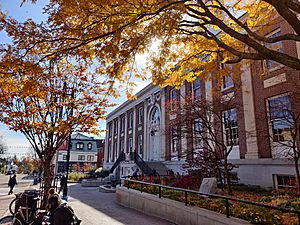 Burlington City Hall in autumn
