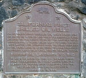 California Historical Landmark543 Petrolia FirstOilWells