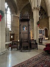 Cathedra of Bishop Earl Fernandes at St. Joseph Cathedral in Columbus, Ohio