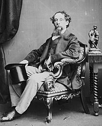 Charles Dickens by Watkins c1860