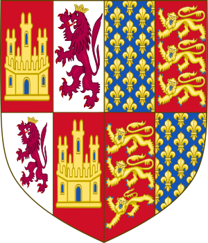Coat of Arms of Catherine of Lancaster, Queen Consort of Castile